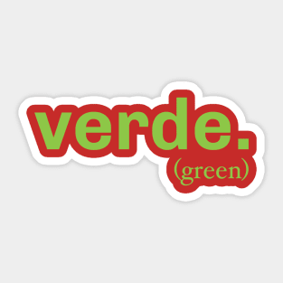 Green Sticker